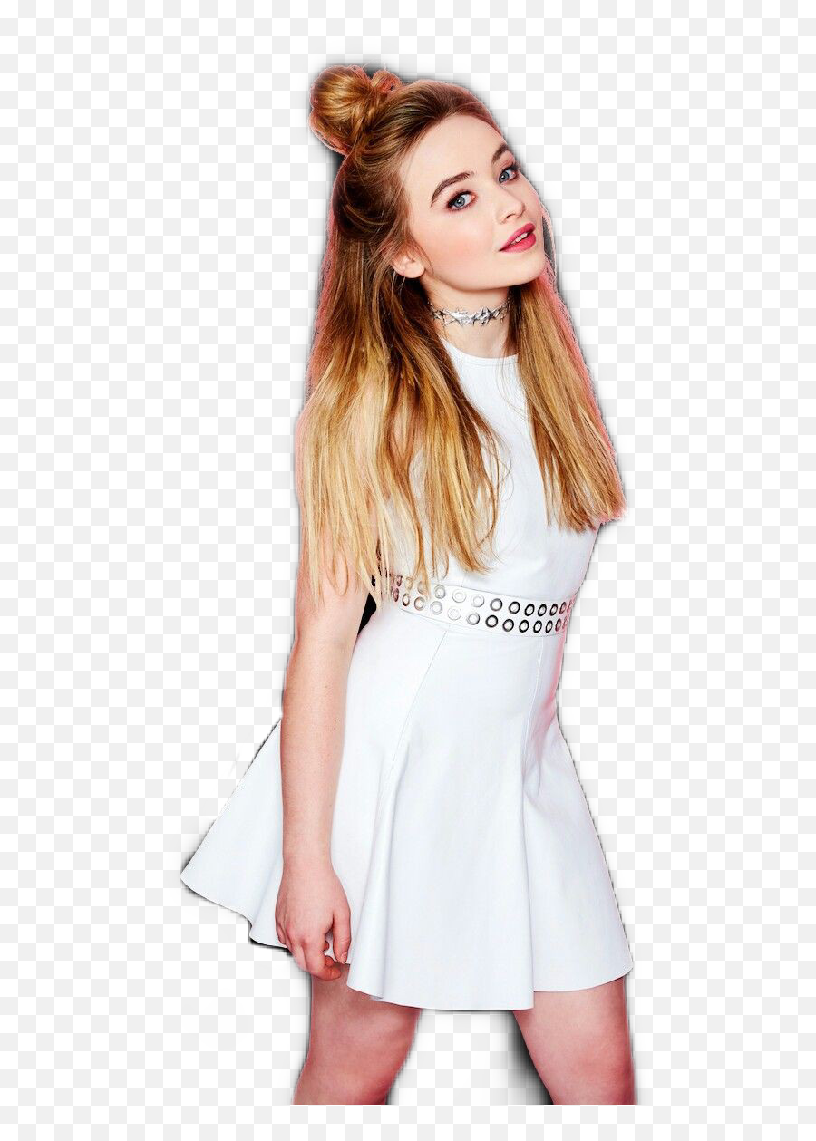 Girl White Dress Teengirl Sticker By Karolina Krywiel - Basic Dress Emoji,White Emoji Dress