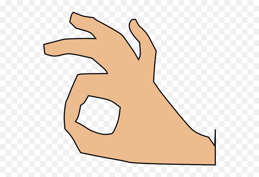 Finger Clipart Okay Finger Okay Transparent Free For - Horizontal Emoji,Ok Sign Emoji