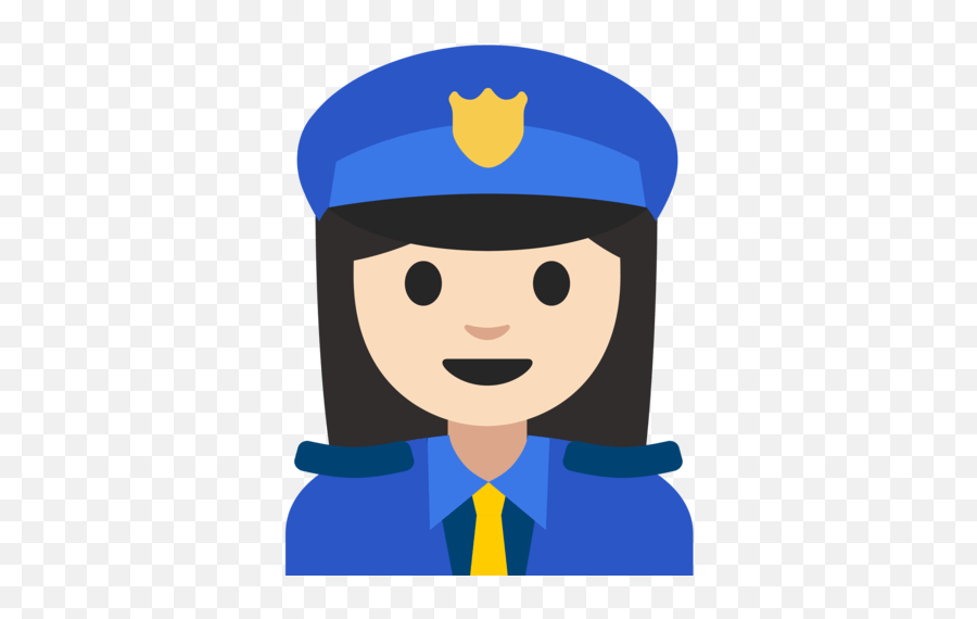 U200dwoman Police Officer With Light Skin Tone Emoji,Police Badge Emoji