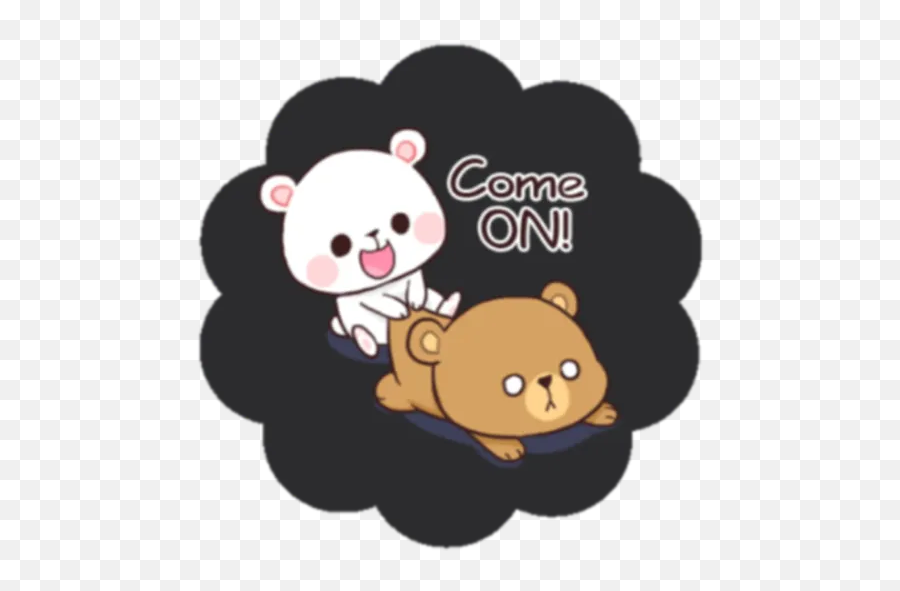 Milk Bear By You - Sticker Maker For Whatsapp Emoji,Bear Hug Emoji
