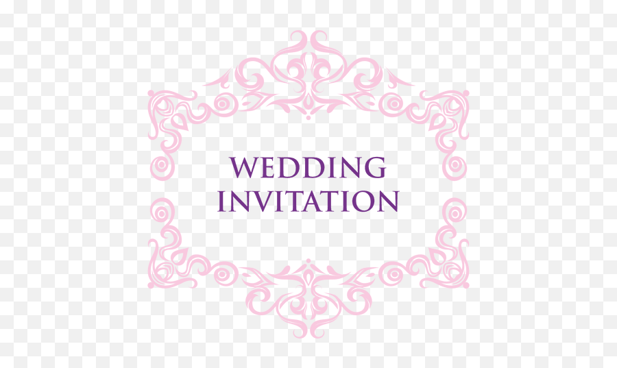 Png Wedding Invitations U0026 Free Wedding Invitationspng - Wedding Invitation Images Png Emoji,Blank Emoji Invitations