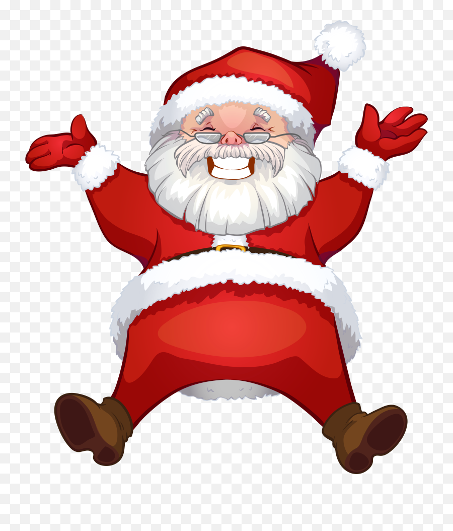 Top Santa Clip Art Clipart Blog - Santa Clipart Transparent Emoji,Santa Emoji Transparent