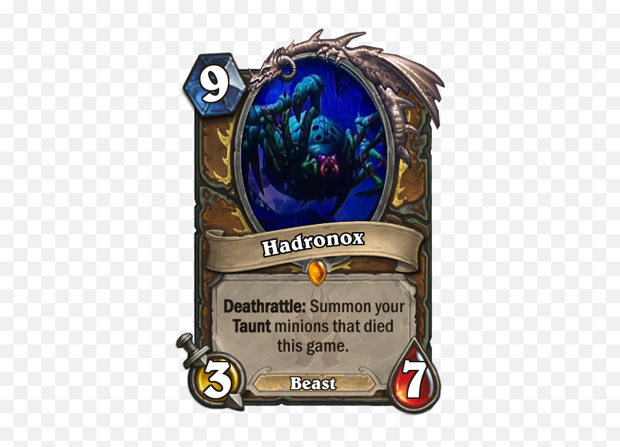 Knights Of The Frozen Throne Card Reveal Bearshark And - Moonfang Hs Emoji,Dr Disrespect Emoji