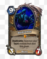 Knights Of The Frozen Throne Card Reveal Bearshark And - Moonfang Hs Emoji,Dr Disrespect Emoji