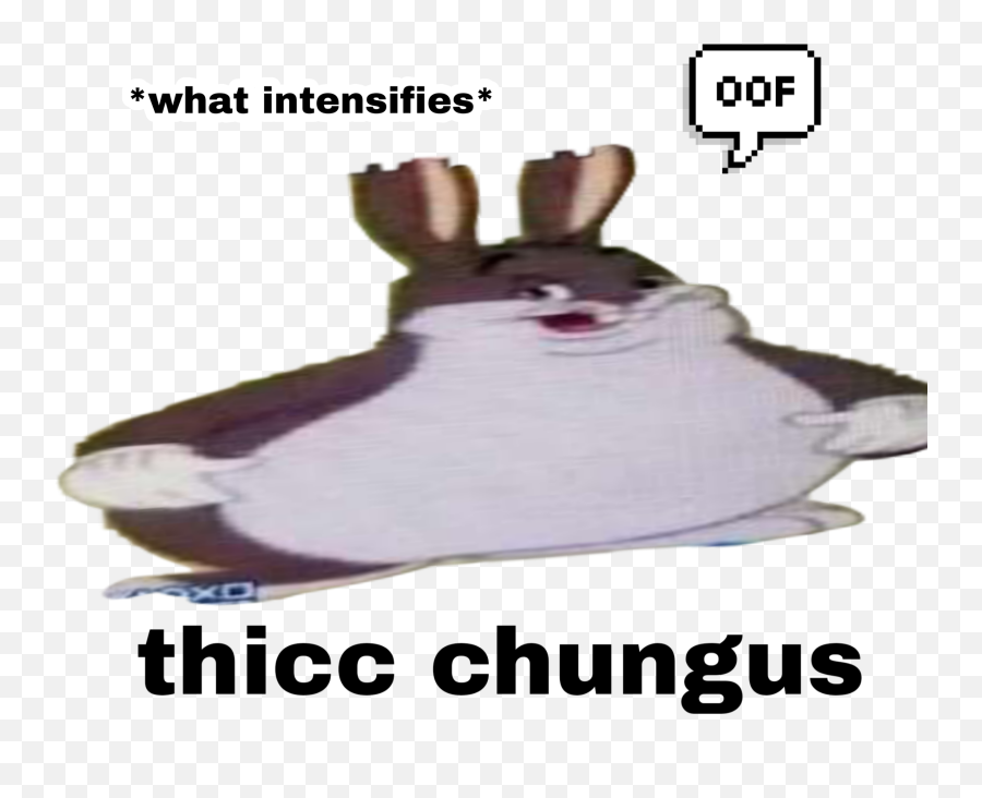 Thicc Chungus Chunga Sticker - Thicc Chungus Emoji,Big Chungus Emoji