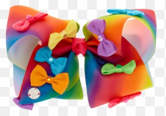 Jojo Siwa Bows Jojo Bows Rainbow Bow - Bow Emoji,Emoji Hair Bow
