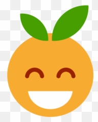 Openclipart - Laughing Fruit Emoji,Nn Emoticon