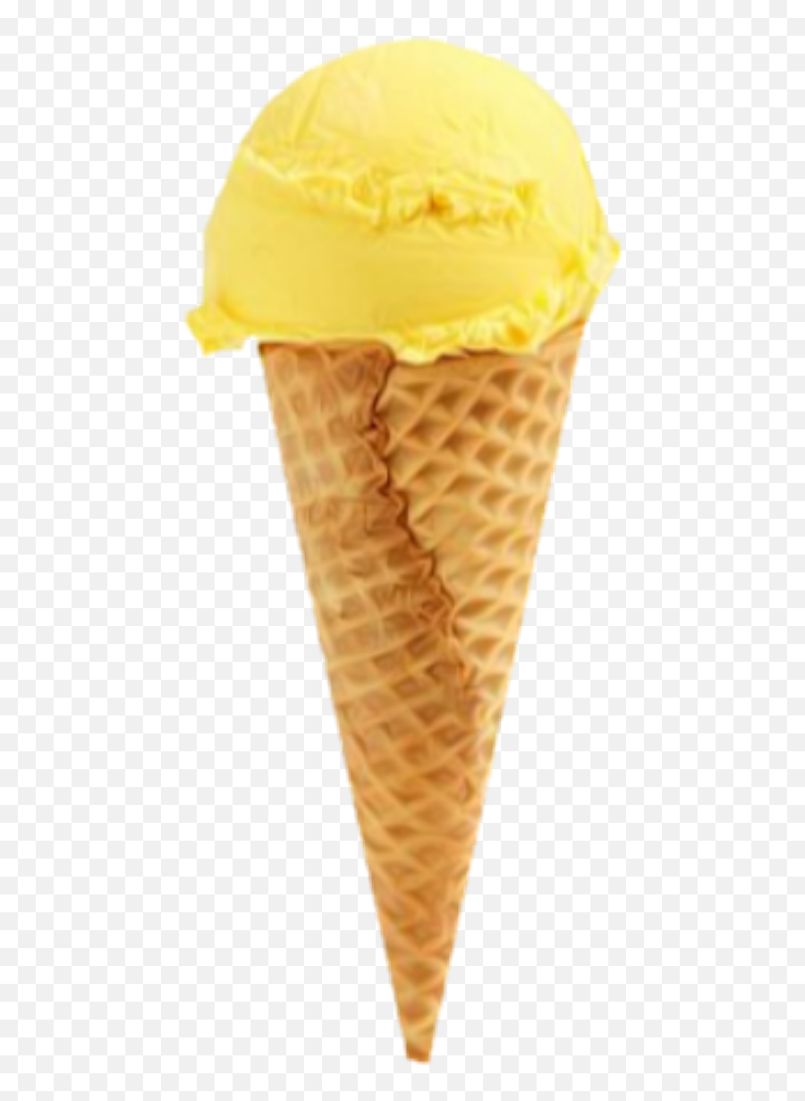 Efsa Sticker - Yellow Ice Cream Emoji,Ice Cream Queen Emoji