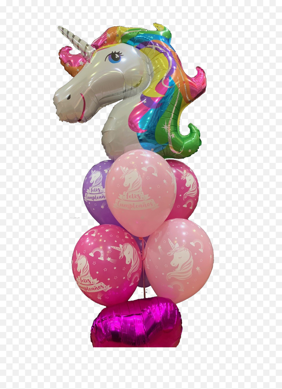 Globo Mylar Superforma Unicornio Colorido U2013 Mis Globos - Globos De Caritas De Unicornio Emoji,Emoji Cumplea?os