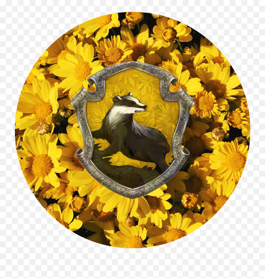 Hufflepuff Sticker - Aesthetic Yellow Cartoon Background Emoji,Honey Badger Emoji