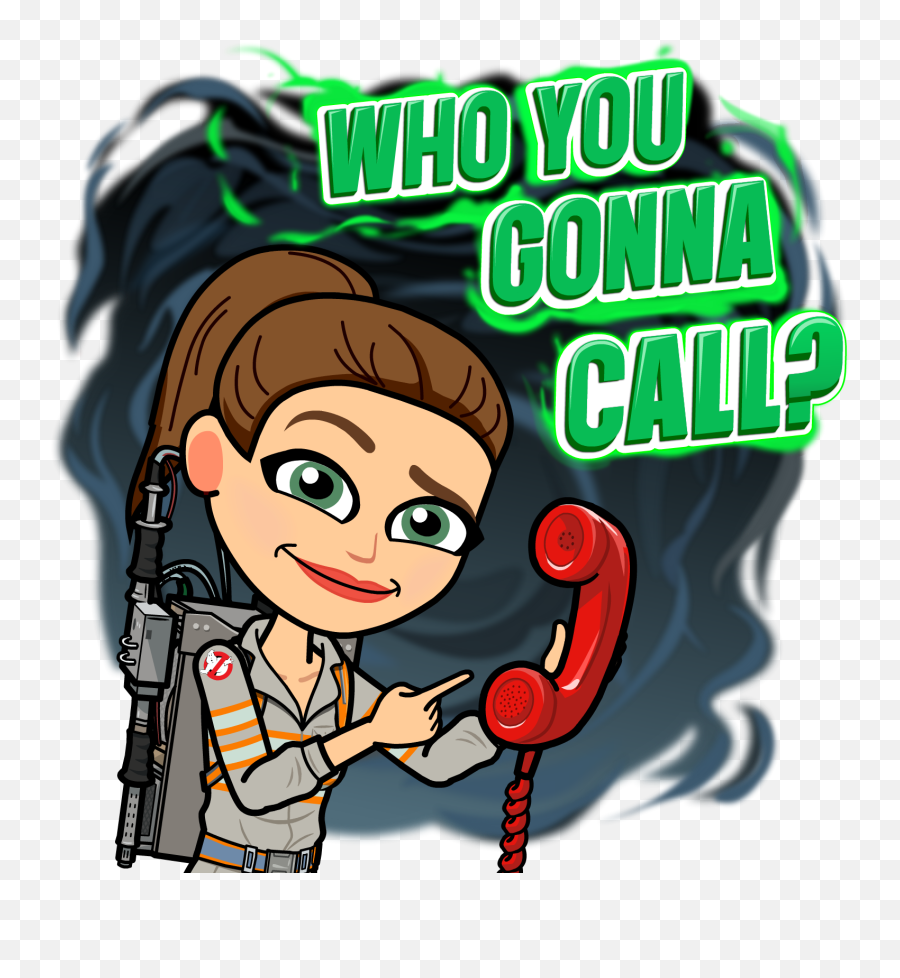 Bitmoji On Twitter If Thereu0027s Somethinu0027 Strange In Your - Ghostbusters Bitmoji Emoji,Mahjong Emoji