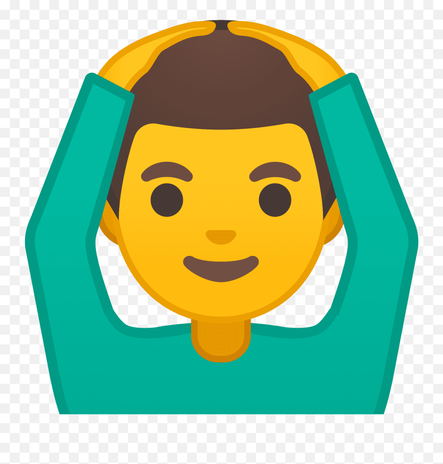 Man Gesturing Ok Emoji Clipart Free Download Transparent - Meaning,Emoji With Hands On Face