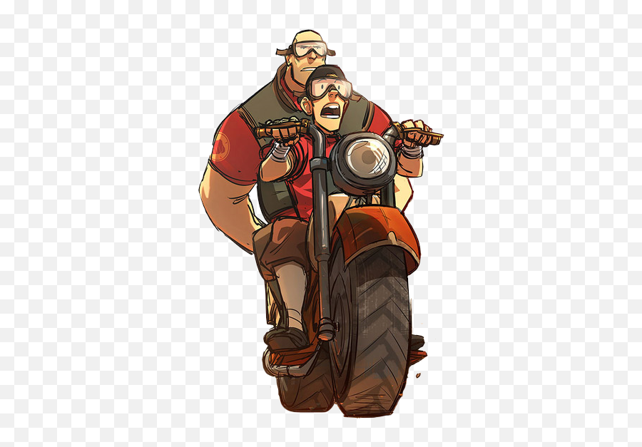 Tf2g - Team Fortress 2 General 4chanarchives A 4chan Tf2 Scout Scooter Comic Emoji,Awestruck Emoticon