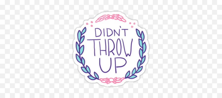 Spoonie Achievement Didnu0027t Throw Up By Spooniestickers - Chronic Illness Stickers Redbubble Emoji,Spoons Emotion