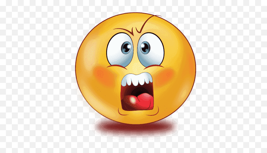 Annoyed Emoji Transparent - Emoji Scared Transparent Background,Moody Emoji