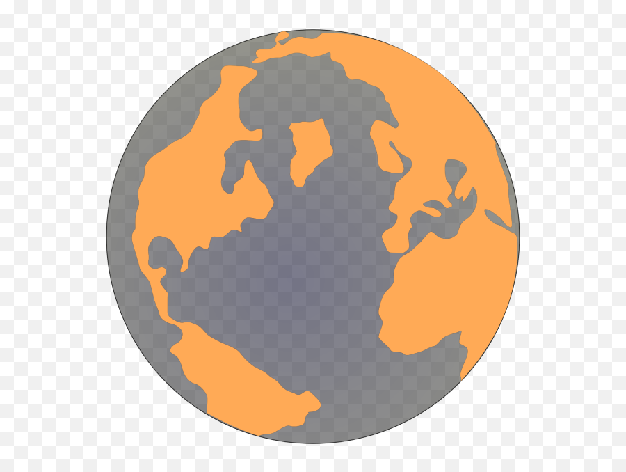 Blue Globe 2 Png Svg Clip Art - Red World Png Emoji,Globe Emoji Orange Png