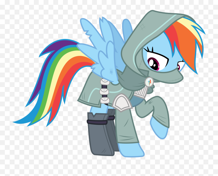 E17 - Mlp Rainbow Dash Rogue Emoji,Fantasy Dungeons Dragons Discord Emojis