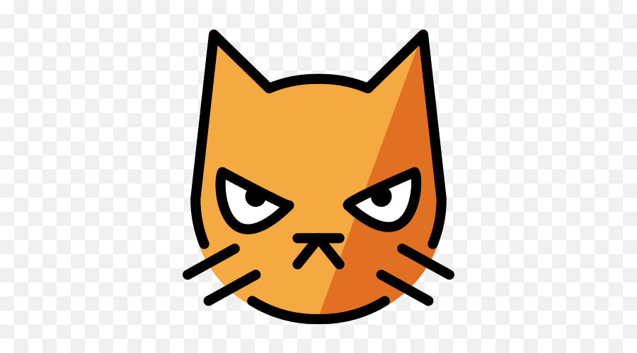 Angry Cat - Pouting Cat Emoji,What Emojis Are Teachers Pet