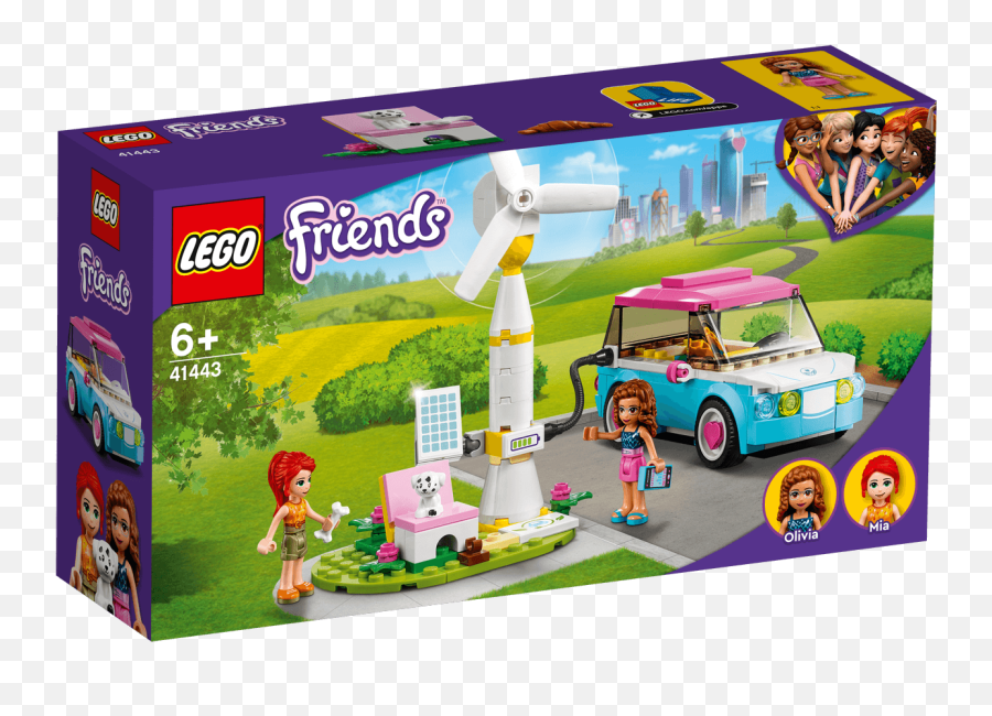 Oliviau0027s Electric Car 41443 - Lego Friends Sets Legocom Lego Friends New Sets 41443 Emoji,Alien In A Box Next To Emojis