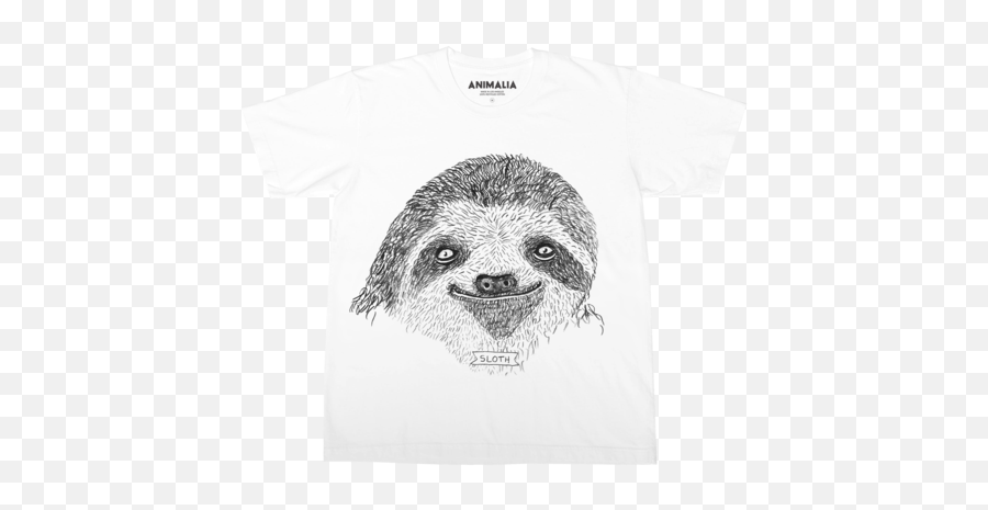 Brother Nature X Animalia Classic Sloth Tee - Short Sleeve Emoji,Sloth Emoticon Facebook