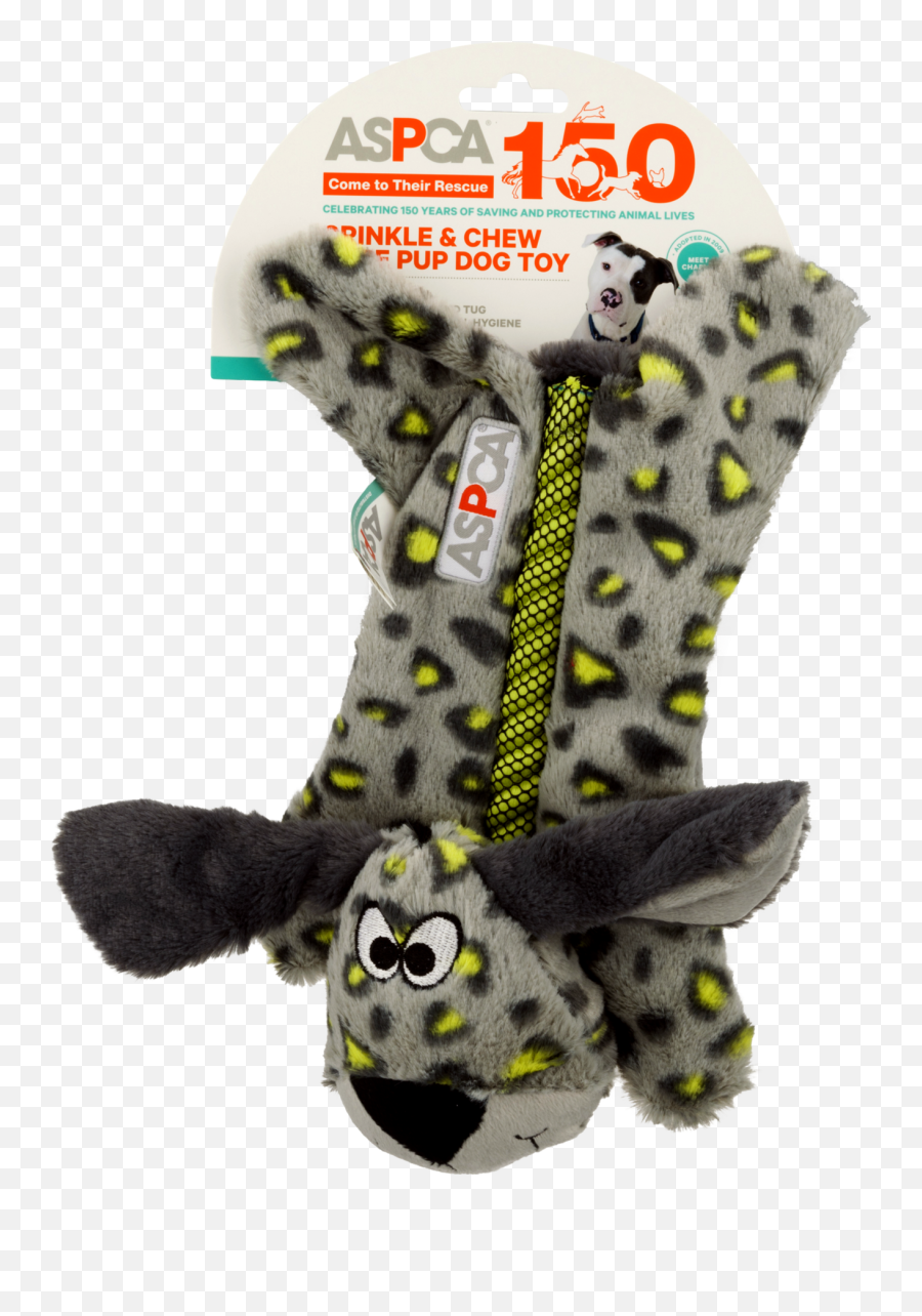 Aspca Crinkle U0026 Chew Rope Pup Dog Toy - Soft Emoji,Rocket And Telescope Emoji