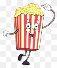 Popcorn Girl - Happy Emoji,Serious Popcorn Emojis