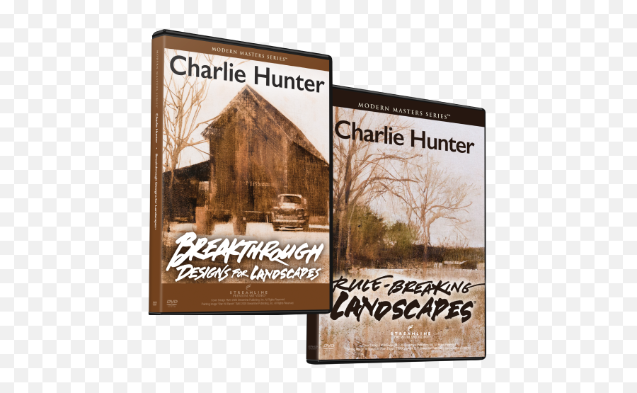 Charlie Hunter Combo Set - Liliedahl Art Video Dvds On Drawing Landscapes With Charcoal Emoji,Jim Varney Poster Emotions