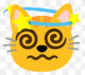 Emoji Mashup Bot On Twitter Grinning - Cat U200d Spiral Happy,Swirly Eyes Emoticon
