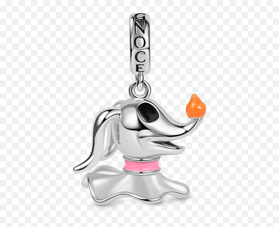 Ghost Dog Lantern Nose Charm Pendant S925 Silver Emoji,Dog Nose Emoticon