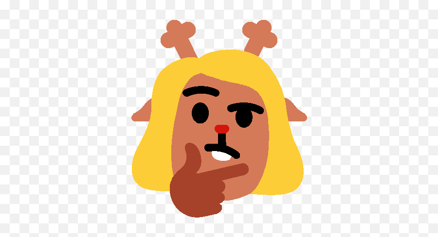 Noelle Think Deltarune - Thinking Emoji Ass Gif,Lick Emoji