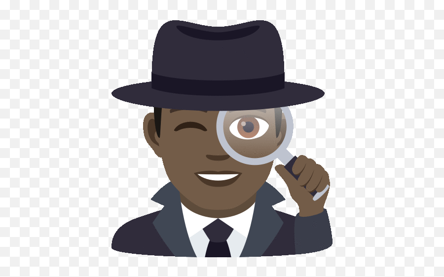 Man Detective Joypixels Gif - Gentleman Emoji,Sleuth Emoji