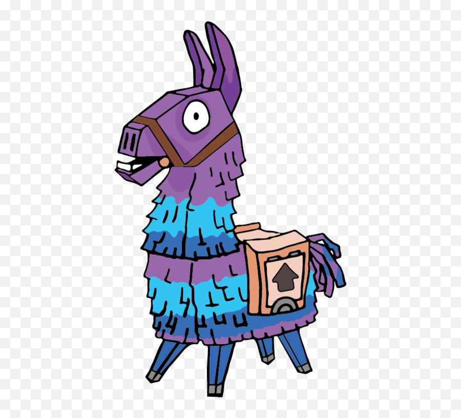 Llama Fortnite Svg Silhouette Cameo Cricut Design - Dibujos Fortnite Llama Clipart Emoji,Llama Emoticon