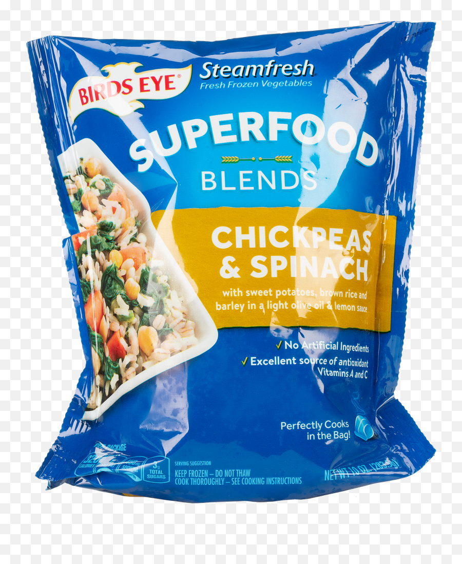 Birds Eye Steamfresh Superfood Blends Chickpeas U0026 Spinach Emoji,Mgs Steam Emoticons