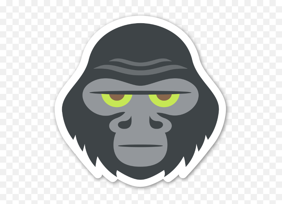 Gorilla Png - Gorilla Sticker Gorilla Emoji Gorilla Animiated Gorilla Emoji,Bodybuilder Emoji