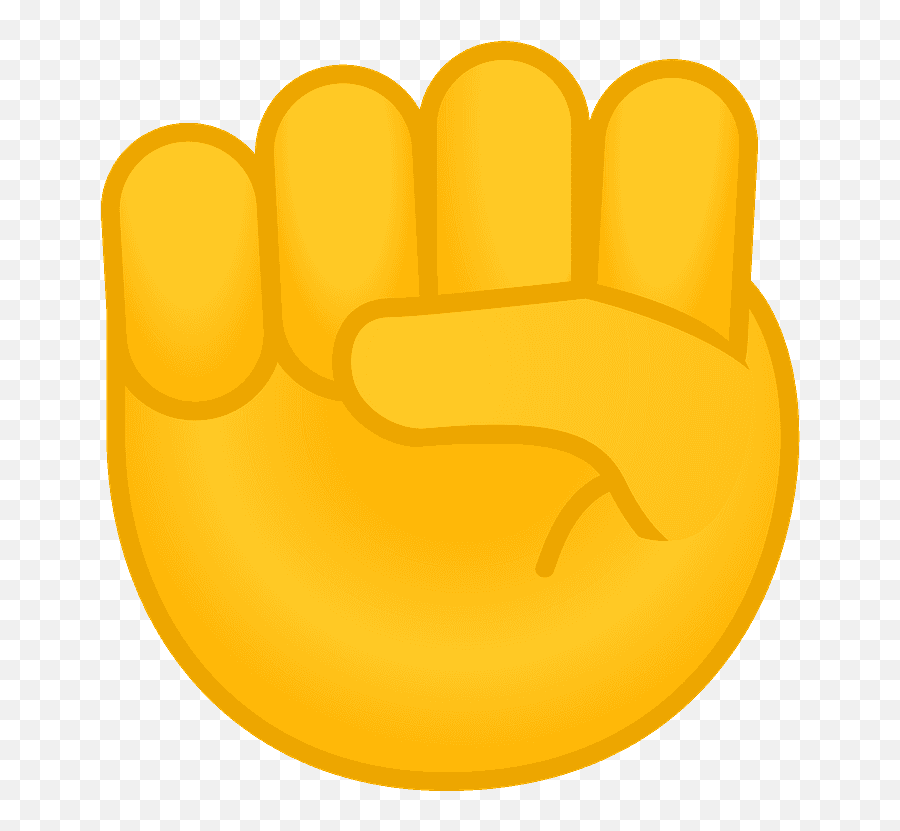 Raised Fist Icon - Transparent Background Fist Emoji,Star Fist Emoji