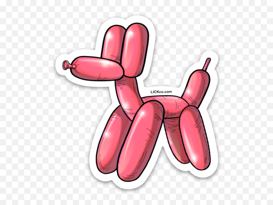 Balloon Dog Sticker 1 Pc Emoji,Dj Tex Emojis