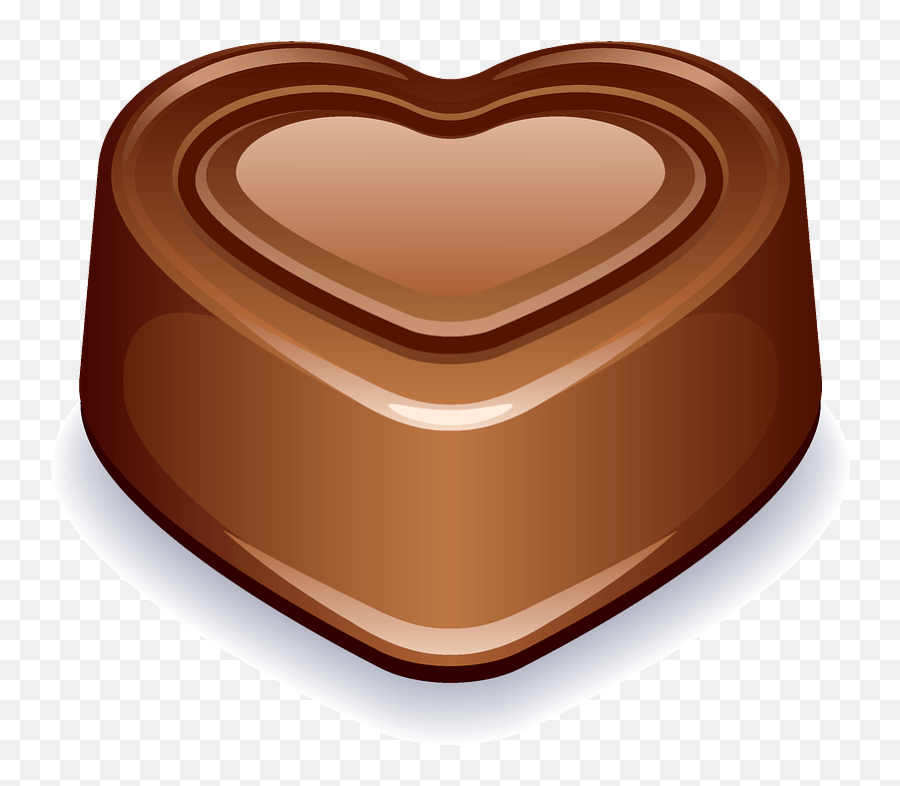 Chocolate Heart Clipart Free Download Transparent Png Emoji,Heart Present Emoji