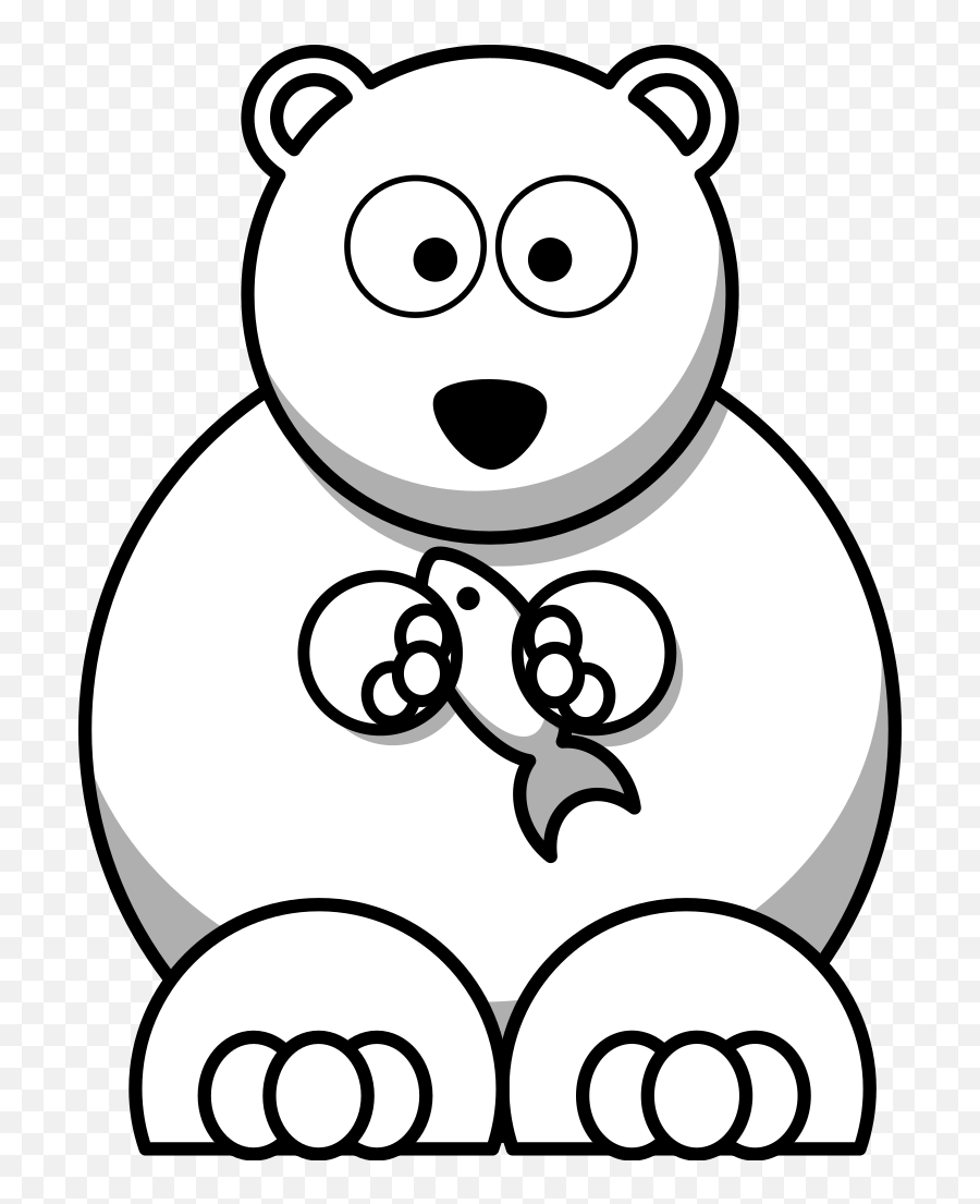 Bear Outline Png Svg Clip Art For Web - Download Clip Art Emoji,Google Emoji Polar Bear
