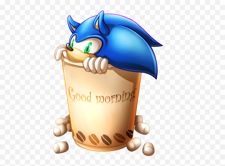 Morning Clipart Thank You - Sonic The Hedgehog Good Morning Emoji,Sonic Hedgehog Emoji