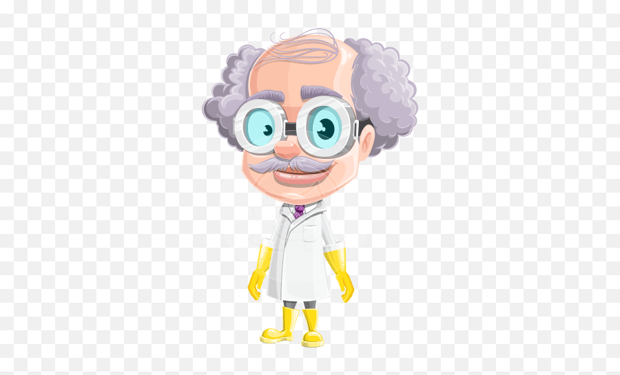 Search Graphicmama - Crazy Haired Animated Character Emoji,Mad Scientist Emoji