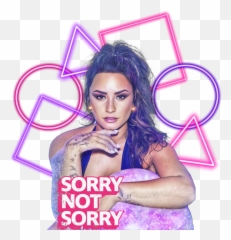 Demilovato Demi Sticker - Demi Lovato Sorry Not Sorry Png Emoji,Sorry Not Sorry Emoji