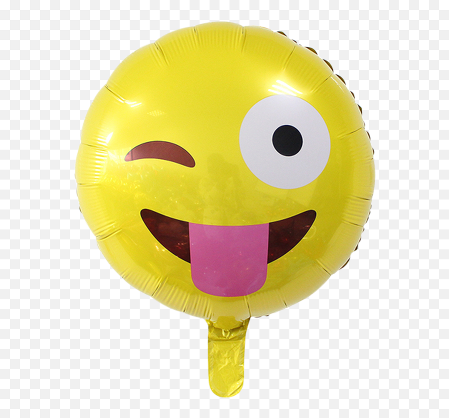 18 Inch Helium - Smiley Face Popped Balloon Emoji,Balloon Emoji