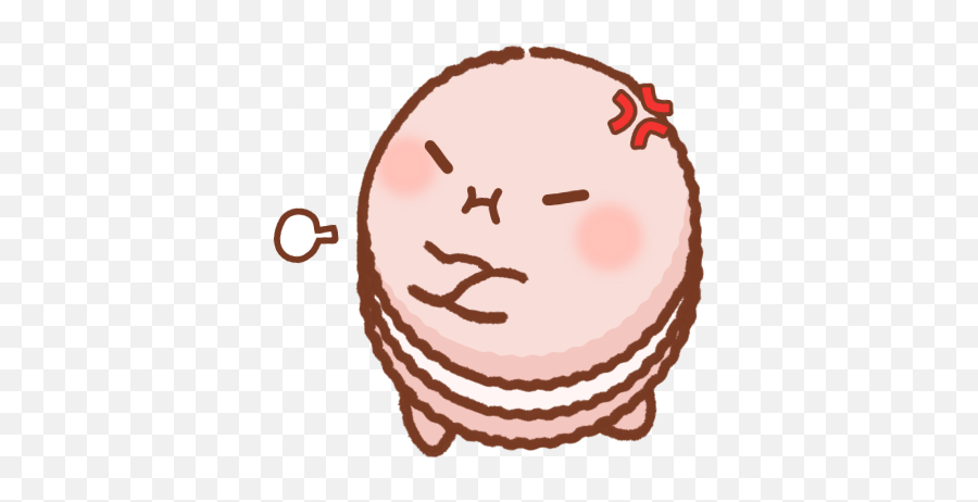 Kawaii Cute Korean Pink Sticker - Dot Emoji,Cute Korean Emoji