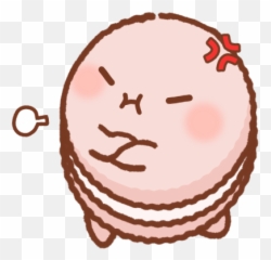 Kawaii Cute Korean Pink Sticker - Dot Emoji,Cute Korean Emoji