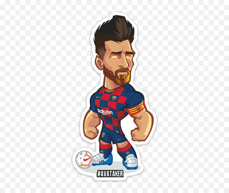 Messi Sticker U0026 Magnet Sosfactory - Messi And Ronaldo Sticker Emoji,Conor Mcgregor Emoji