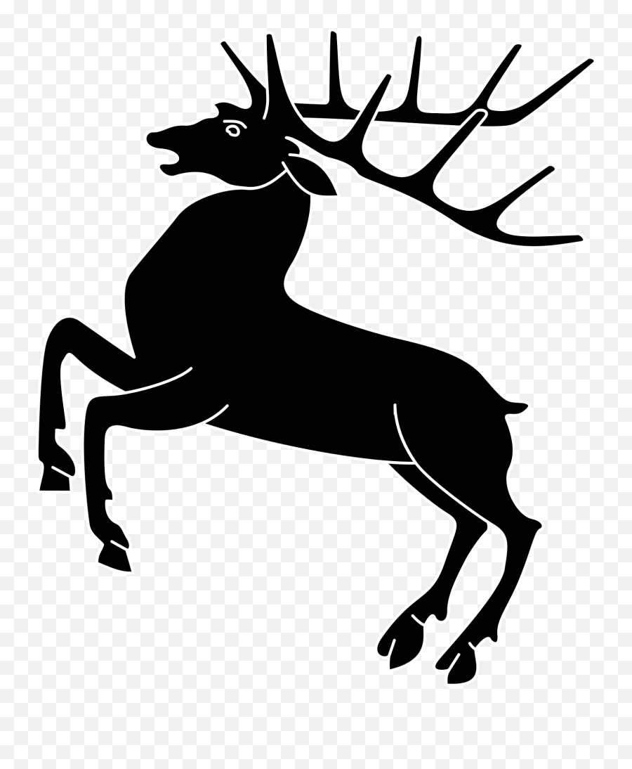 Deer Clipart Free Download Transparent Png Creazilla - Heraldry Deer Emoji,Whitetail Deer Emoji