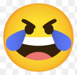 Emoji Mashup Bot On Twitter Angry Grinning - Big Happy,Blm Emoji