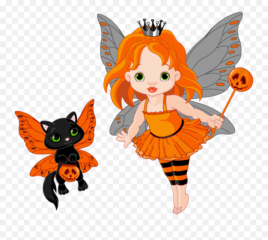 Library Of Angel Halloween Clip Art Freeuse Download Png - Fairy Cartoon Images Hd Emoji,Angel Emoticon Gif