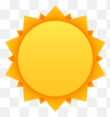 Waves Clipart Sun Waves Sun - Cartoon Sun Transparent Emoji,Sun Lightbulb Hand Emoji