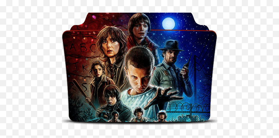 Stranger Things Tv Series Folder Icon - Stranger Things Icon Folder Emoji,Stranger Things Emoji